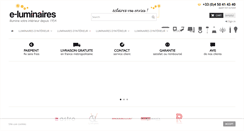 Desktop Screenshot of e-luminaires.com